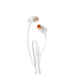 JBL Tune T110 Wired In-Ear Headphones - White