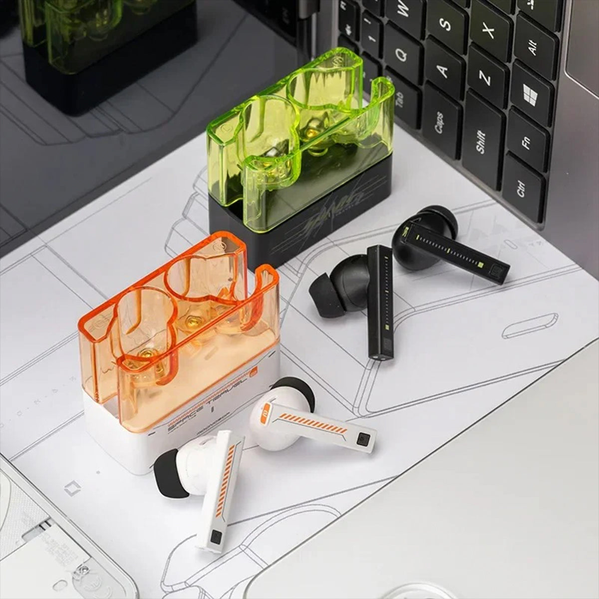 Moondrop Space Travel 2 True Wireless Bluetooth ANC Headphones - Black