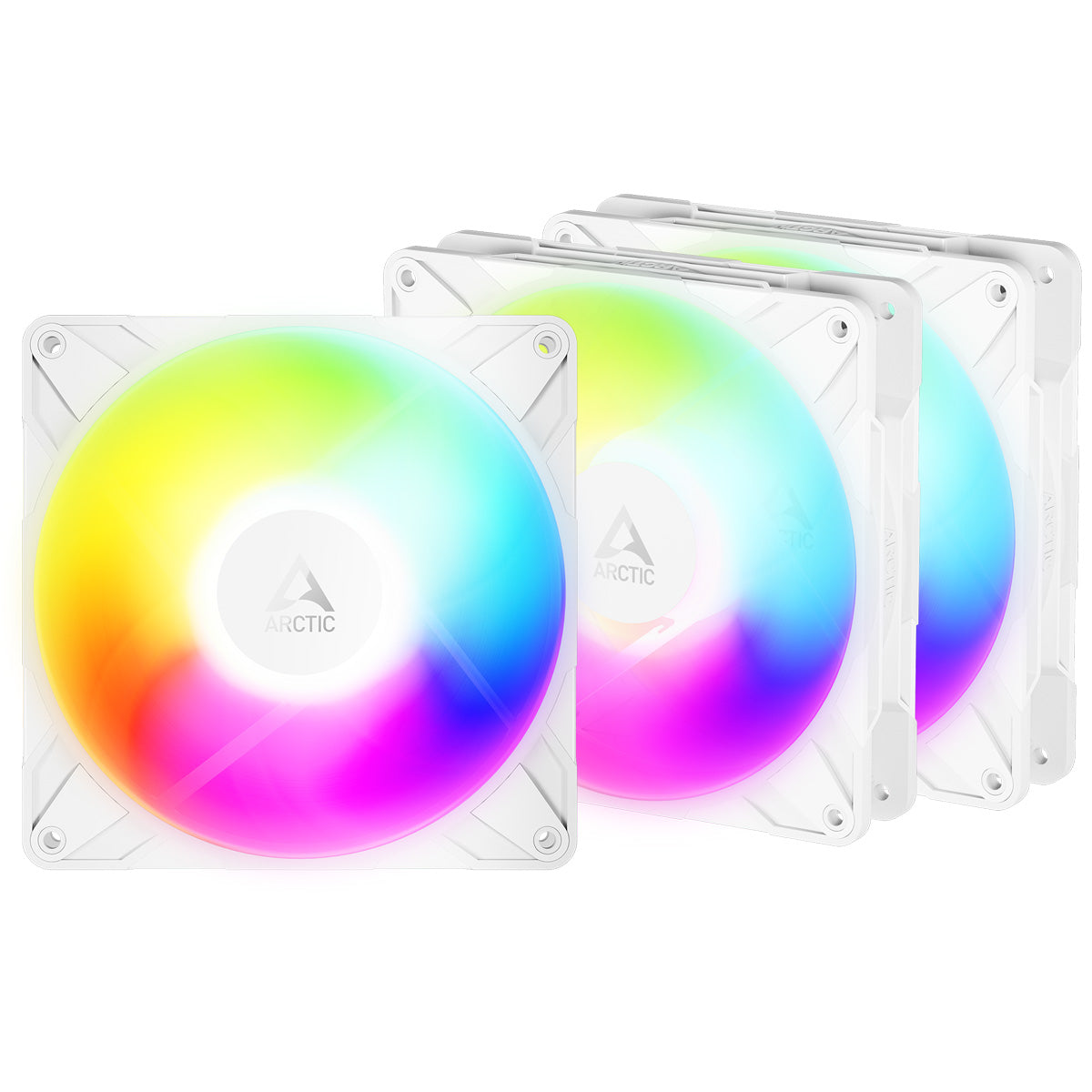 Arctic P14 PRO Reverse A-RGB 140mm Premium Cooling Fan White - 3 Pack