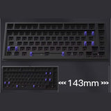 Akko Monsgeek MG75W Black 75% RGB Wireless Barebone Mechanical Keyboard