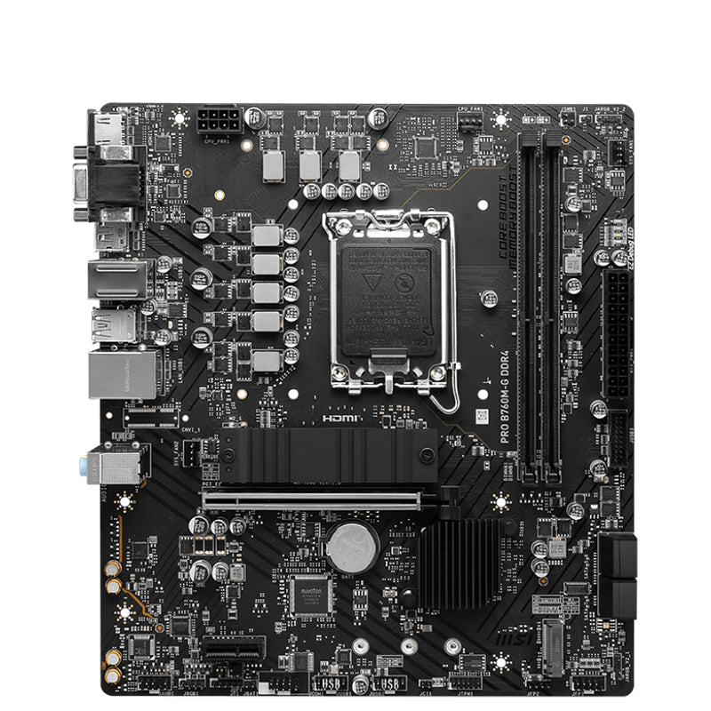 MSI PRO B760M-G DDR4 mATX Motherboard