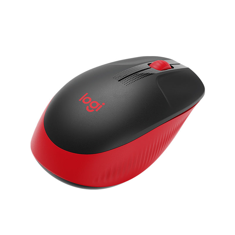 Logitech M190 Full Size Wireless Mouse Red