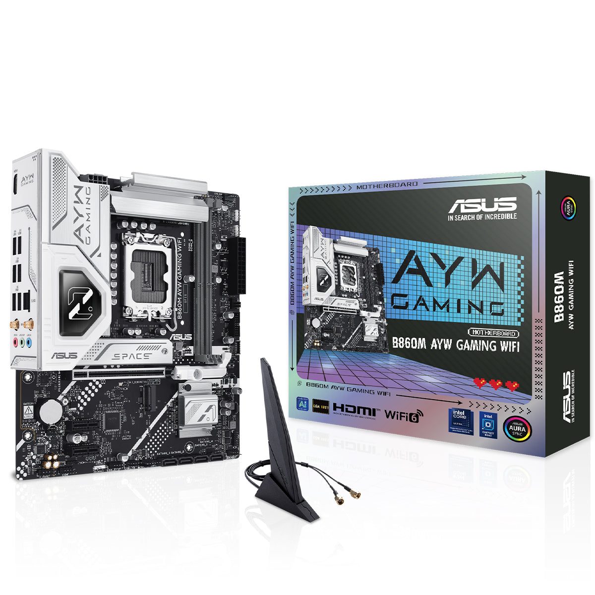 ASUS B860M AYW GAMING WIFI mATX Motherboard