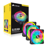 Corsair iCUE QL120 RGB 120MM RGB LED Fan - Triple Pack