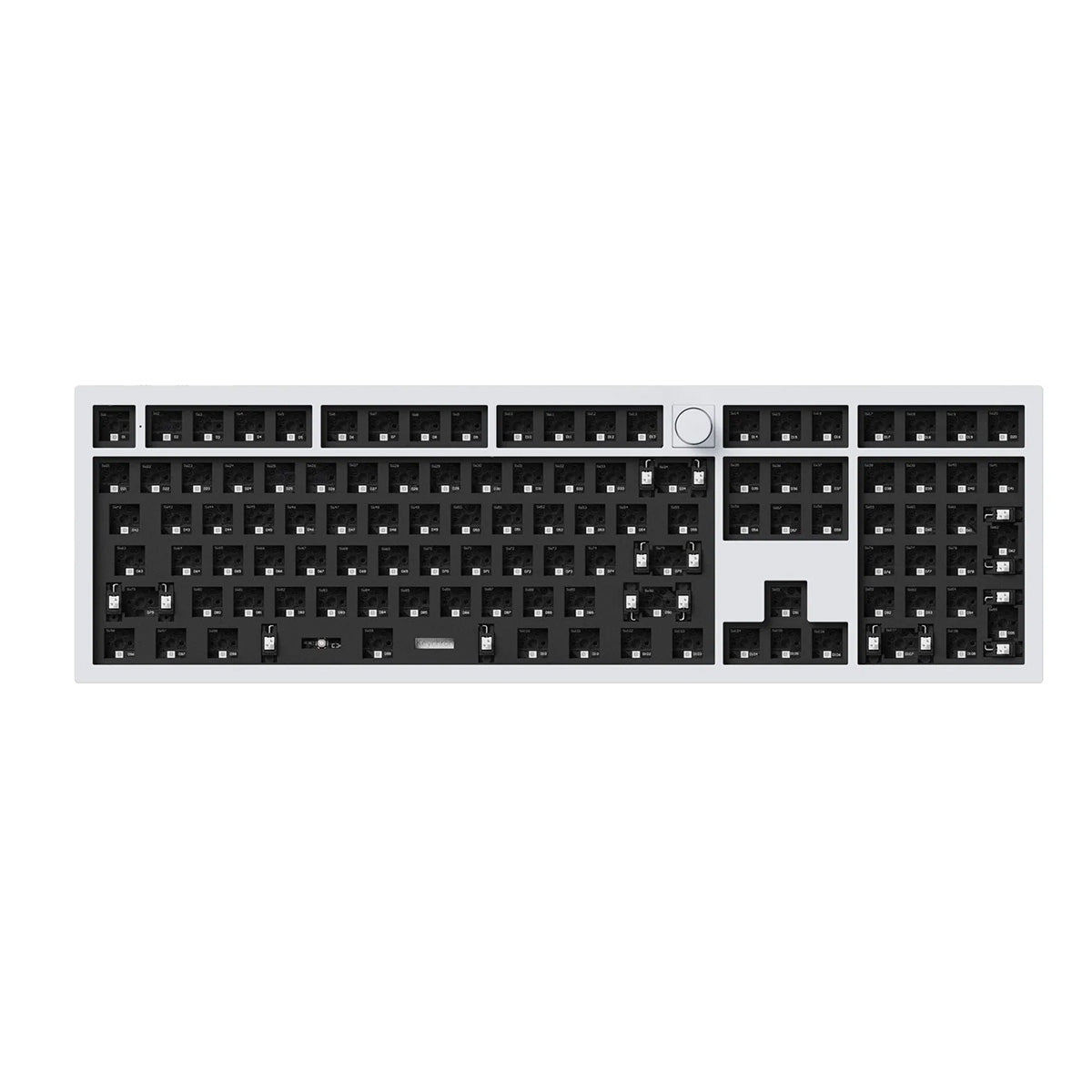 Keychron Q6 Pro Q6P-P1 Knob QMK 100% RGB Hot-Swappable wireless Mechanical Keyboard Shell White - Red Switch