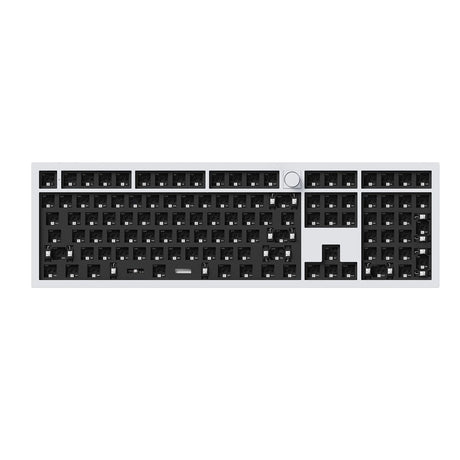 Keychron Q6 Pro Q6P-P1 Knob QMK 100% RGB Hot-Swappable wireless Mechanical Keyboard Shell White - Red Switch