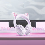 Razer Kraken Kitty V3 X Wired Gaming Headset with Kitty Ears - White