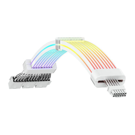 Sama ATX 3x8-Pin to 12+4-Pin  ARGB Extension Cable - White