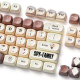 Akko x Spy Family Anya Waku! Waku! PBT MOA Profile Keycap Set - 133 Keys