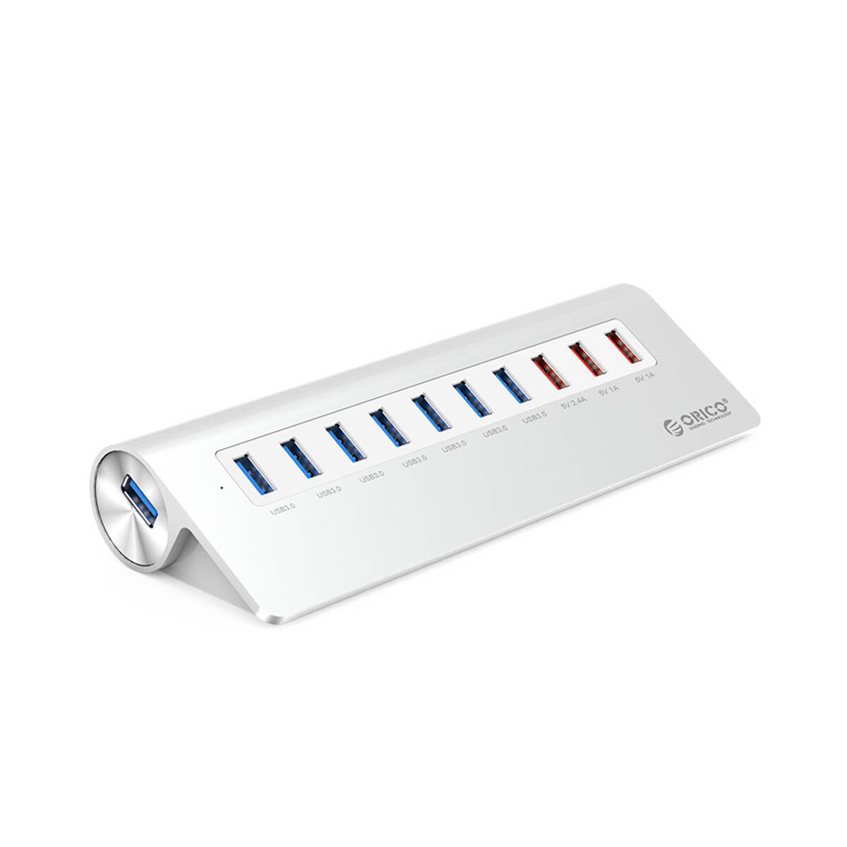 Orico Aluminum 10 Port USB3.0 Hub (M3H73P-SV)