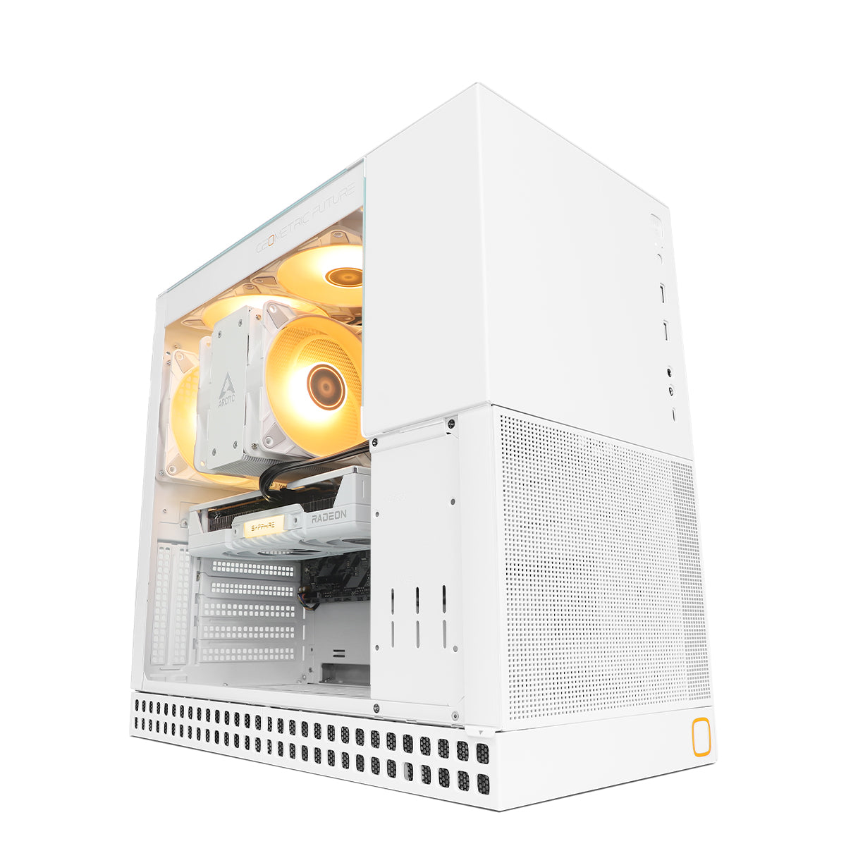 Gravity RR RX 9060 XT 16GB Ryzen 5 7500F Gaming PC - WHITE