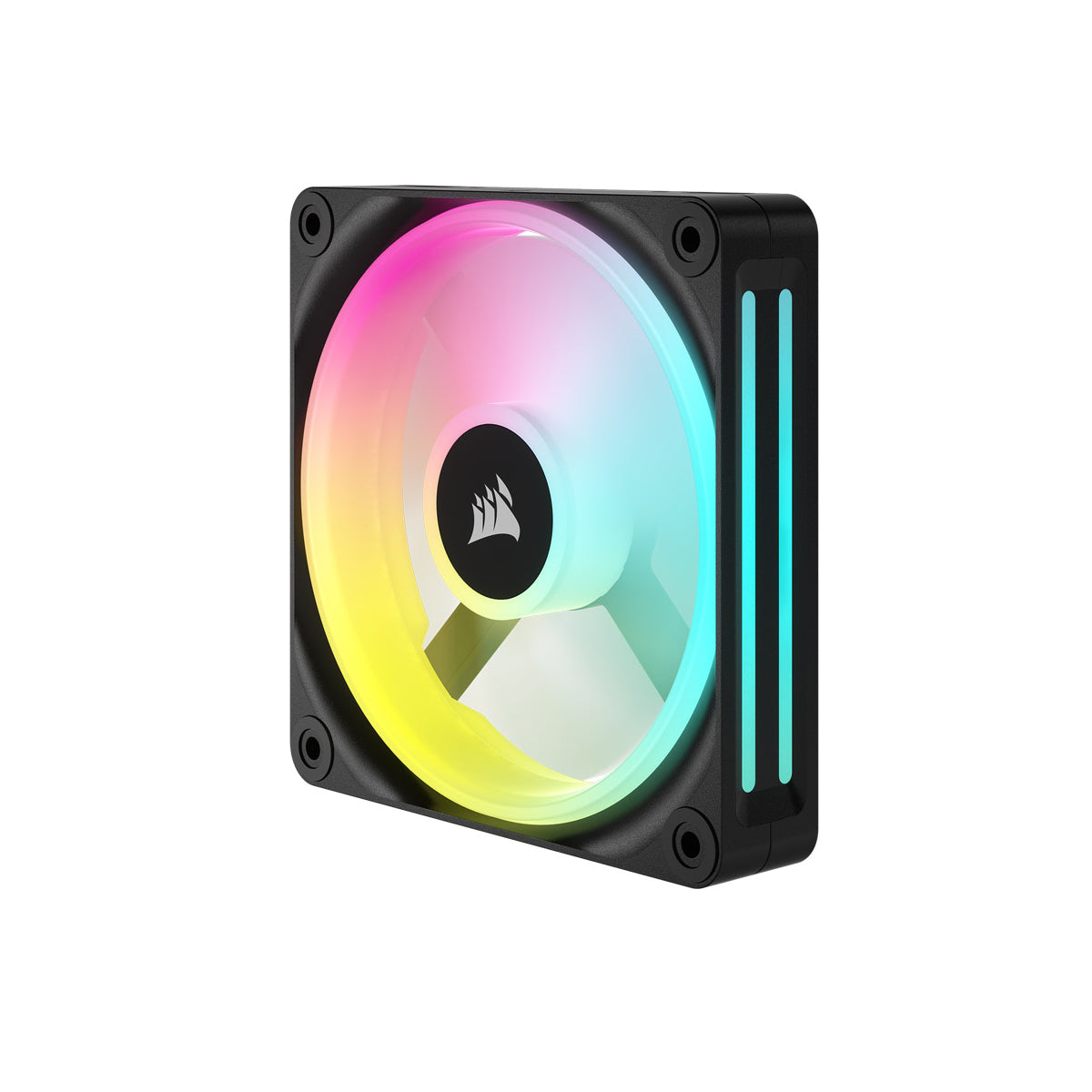 Corsair iCUE LINK QX140 RGB 140mm Magnetic Dome RGB Fan, Dual Fan Kit