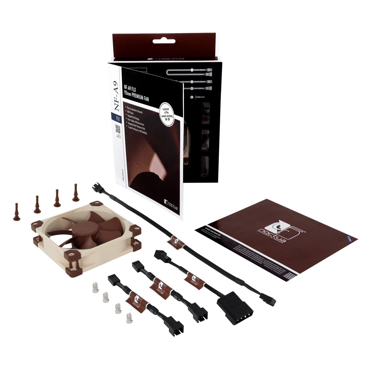 Noctua NF-A9 FLX 92x92x25mm 3-pin  1600/1050rpm