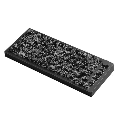 Akko Monsgeek M1 V5 VIA 75% Wireless Aluminium Mechanical Keyboard Piano Pro V3 Switch - Contour Lines Black
