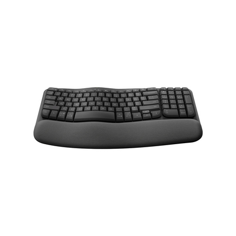 Logitech Wave Keys Wireless Ergonomic Keyboard - Graphite