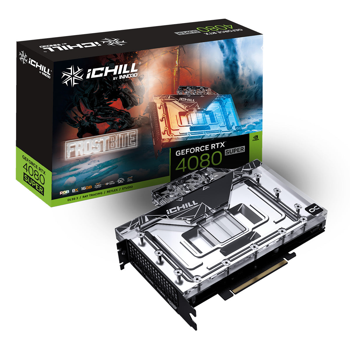 INNO3D GeForce RTX 4080 SUPER iChill Frostbite 16GB Graphics Card