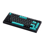 Akko 5075B Plus Black & Cyan Hot-Swappable Wireless RGB Keyboard CS Silver Switch