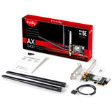 Cudy WE3000 AX5400 Tri-Band Wi-Fi 6 with Bluetooth 5.2 PCIe Adapter