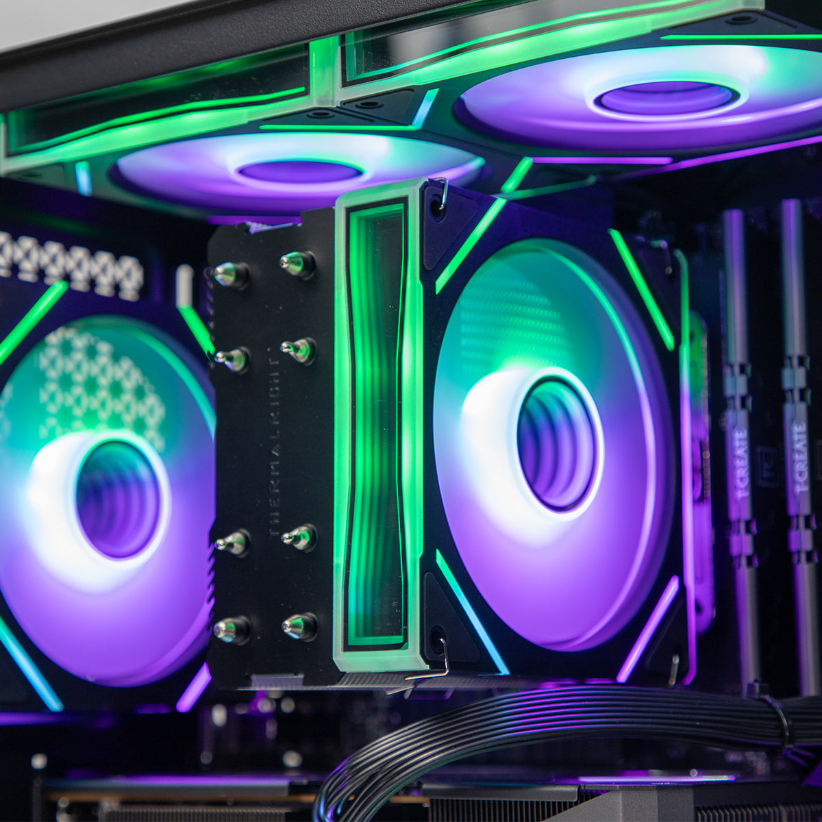 Qubit NEX RTX 5060 Ryzen 5 7400F Gaming PC - BLACK