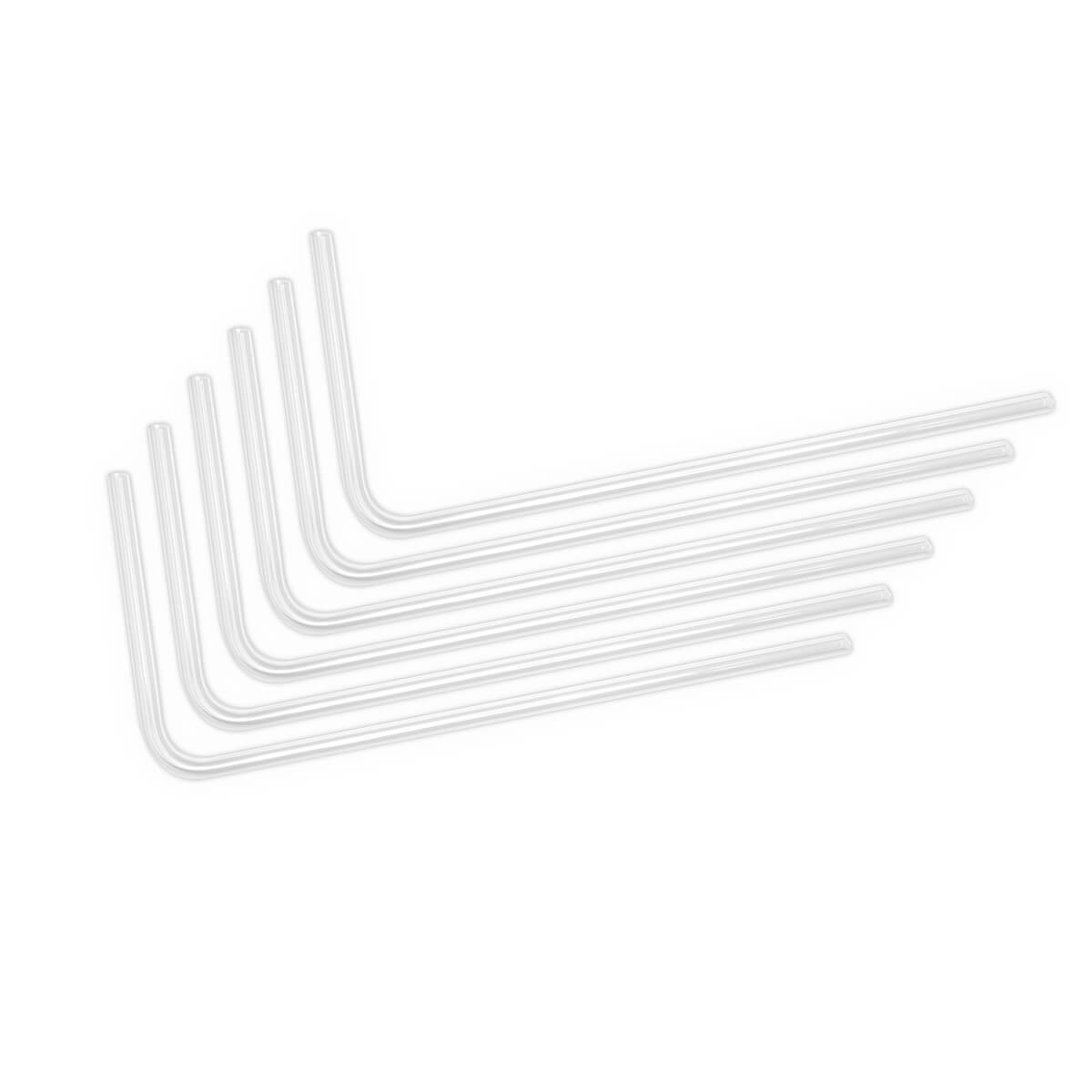 EKWB EK-Loop 12mm 0.8m Pre-Bent 90° Acrylic Hard Tube (6pcs)