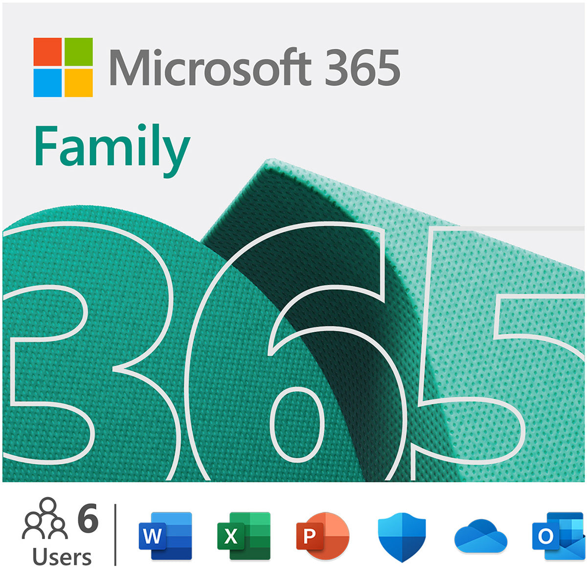 Microsoft 365 Family 6 Users - 1 Year Subscription