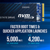 PNY CS2241 500GB Gen4 NVMe M.2 SSD