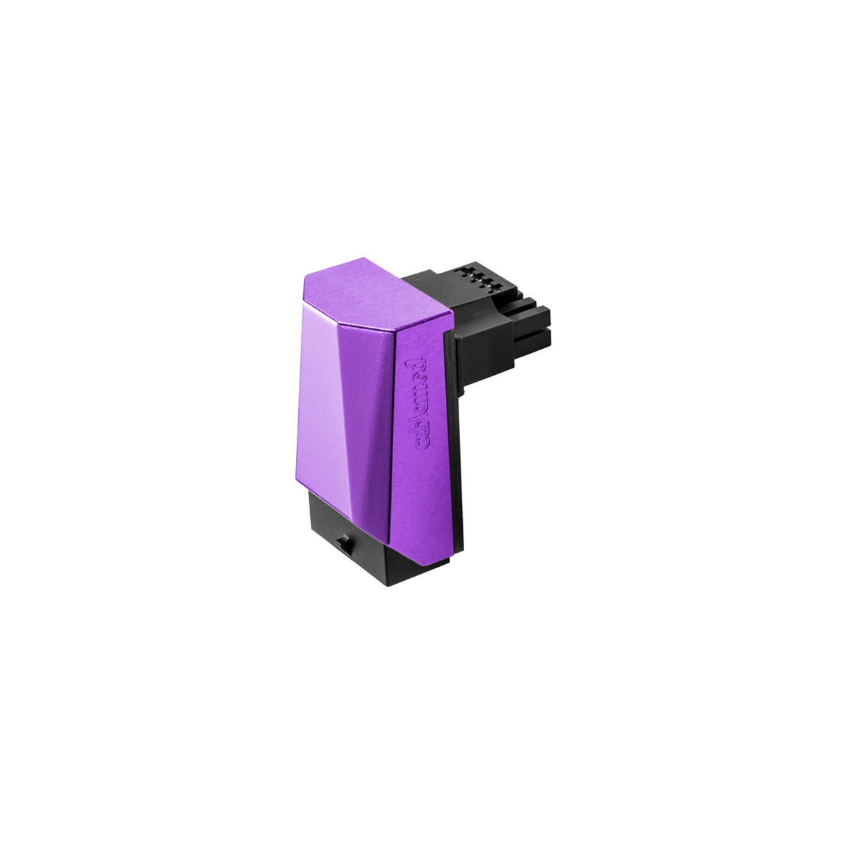 CableMod 12VHPWR 90 Degree Angled Adapter - Variant B - Purple