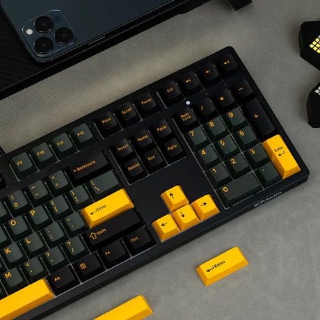 Akko 3108RF V3 Black & Gold Full Size Wireless Mechanical Keyboard - Frost Pink Switch