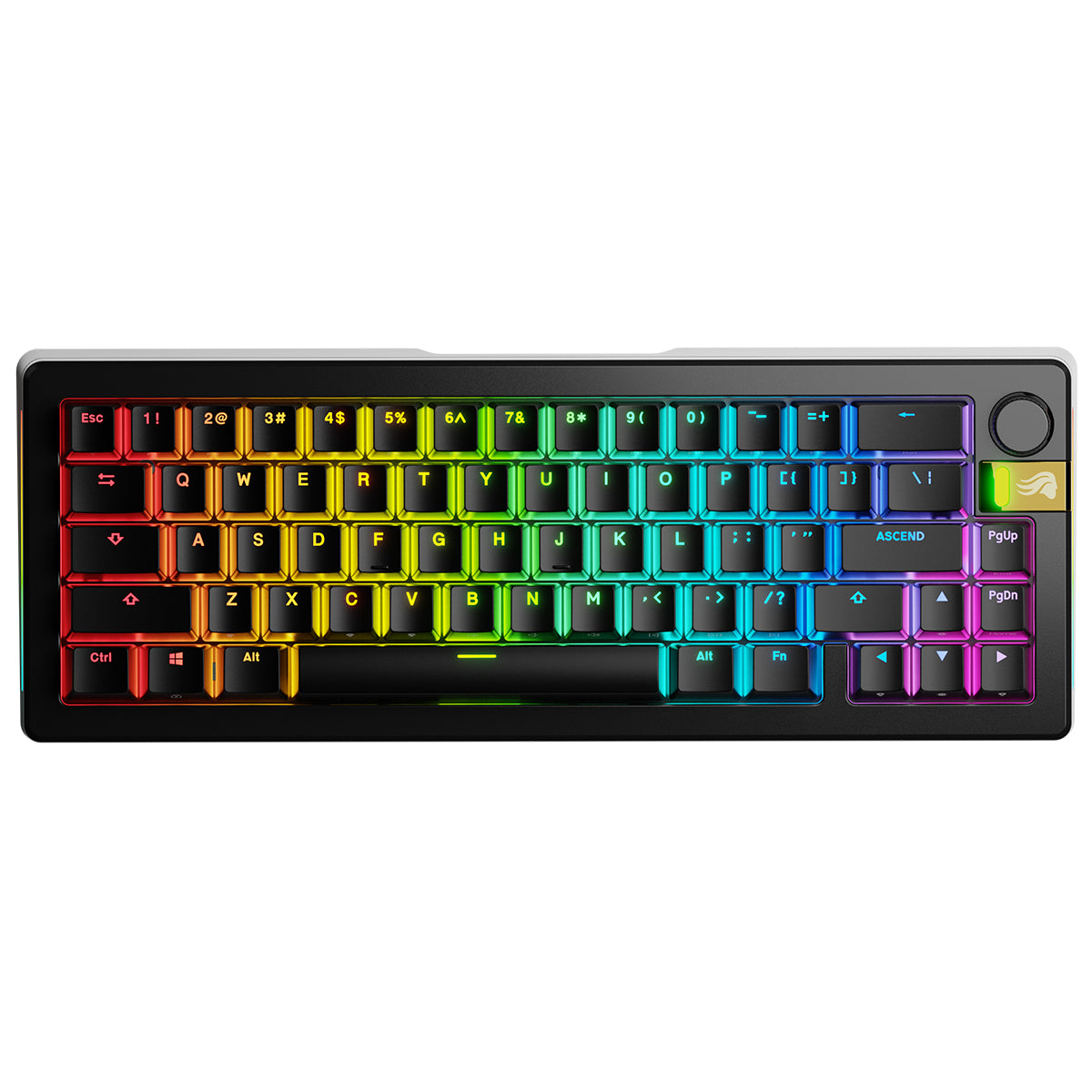 Glorious GMMK 3 Pro HE 65% Wireless Mechanical Keyboard Fox HE Linear Switch - Black