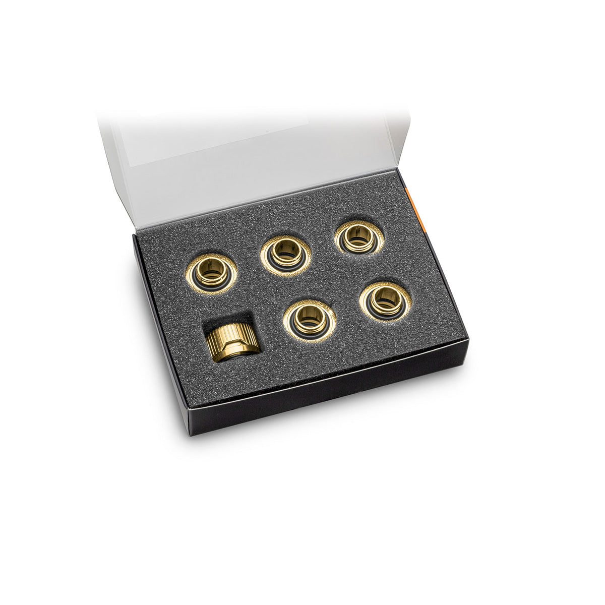 EKWB EK-Quantum Torque HDC 14 14mm Fitting - Gold - 6 Pack