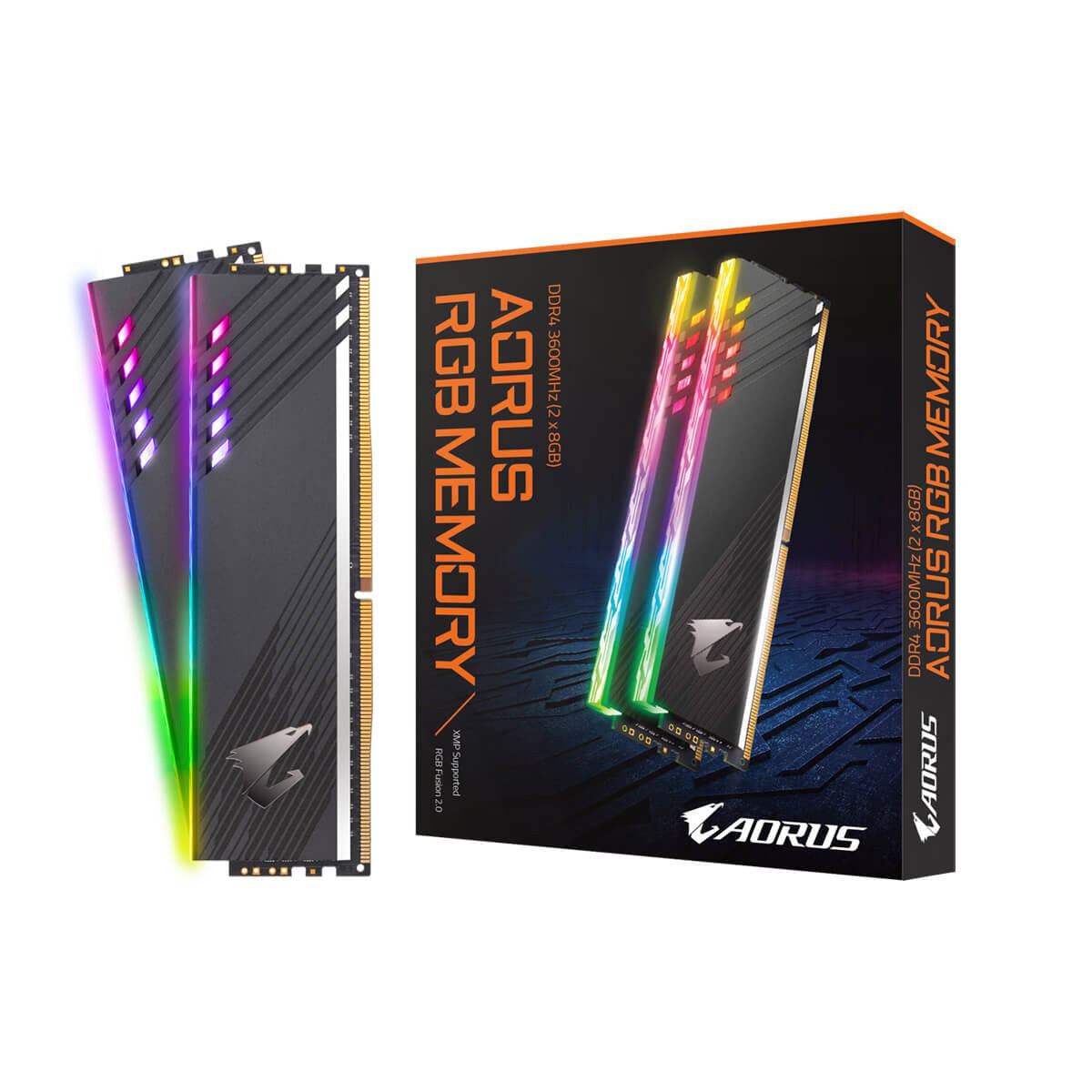 Gigabyte AORUS 16GB (2x8GB) DDR4-3200 RGB Memory