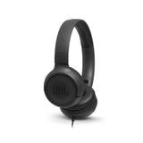 JBL Tune 500 Wired On-Ear Headphones - Black