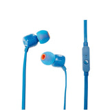 JBL Tune T110 Wired In-Ear Headphones - Blue