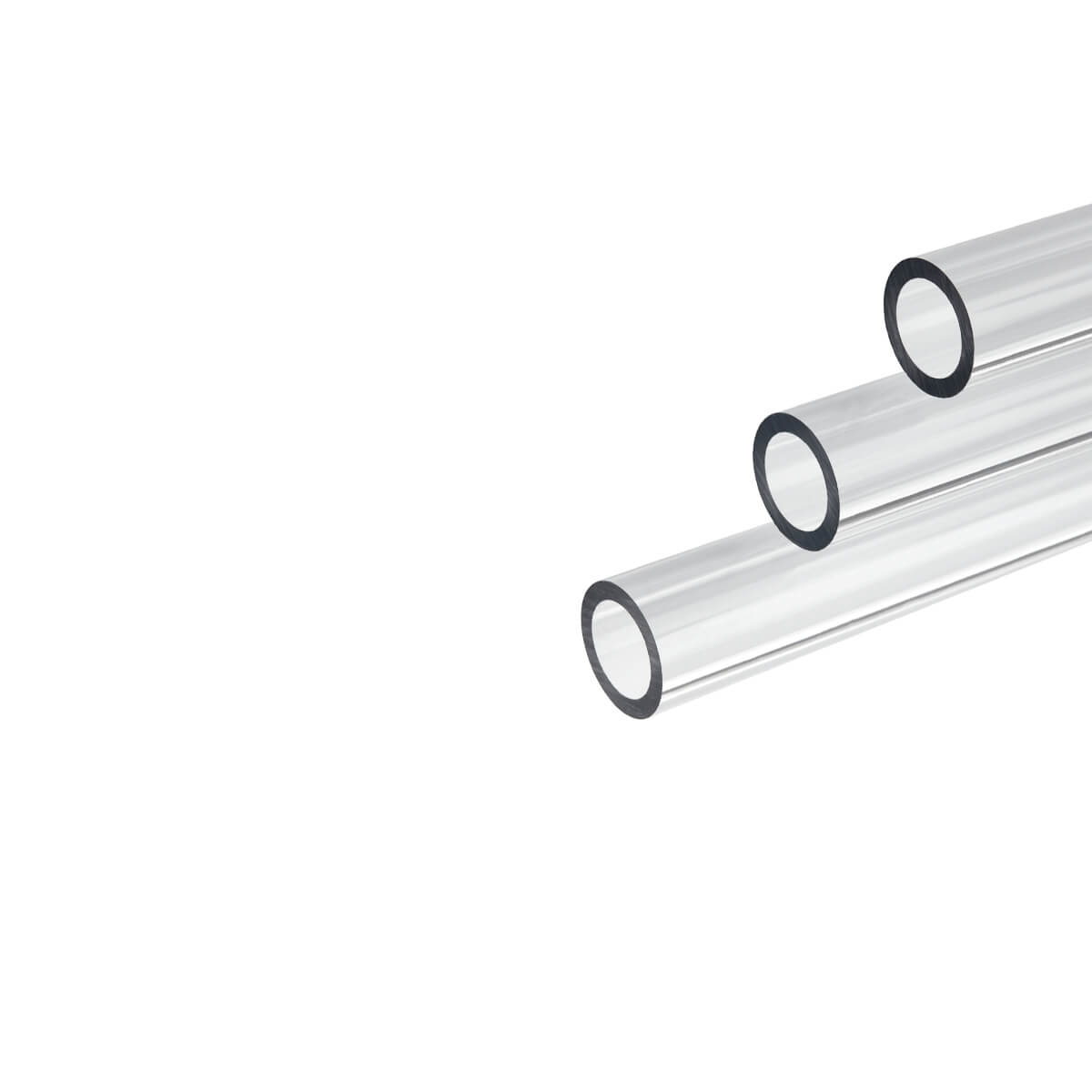 Corsair Hydro X Series XT Hardline 14mm Clear Tubing (3 x 1M)