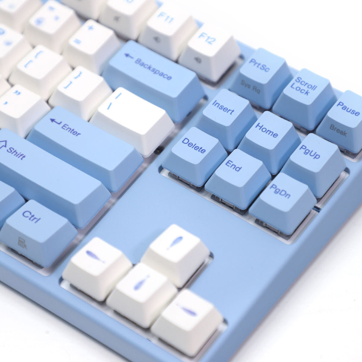 Varmilo VEM87 Sea Melody TKL Mechanical Keyboard - EC Daisy V2 Linear Switch