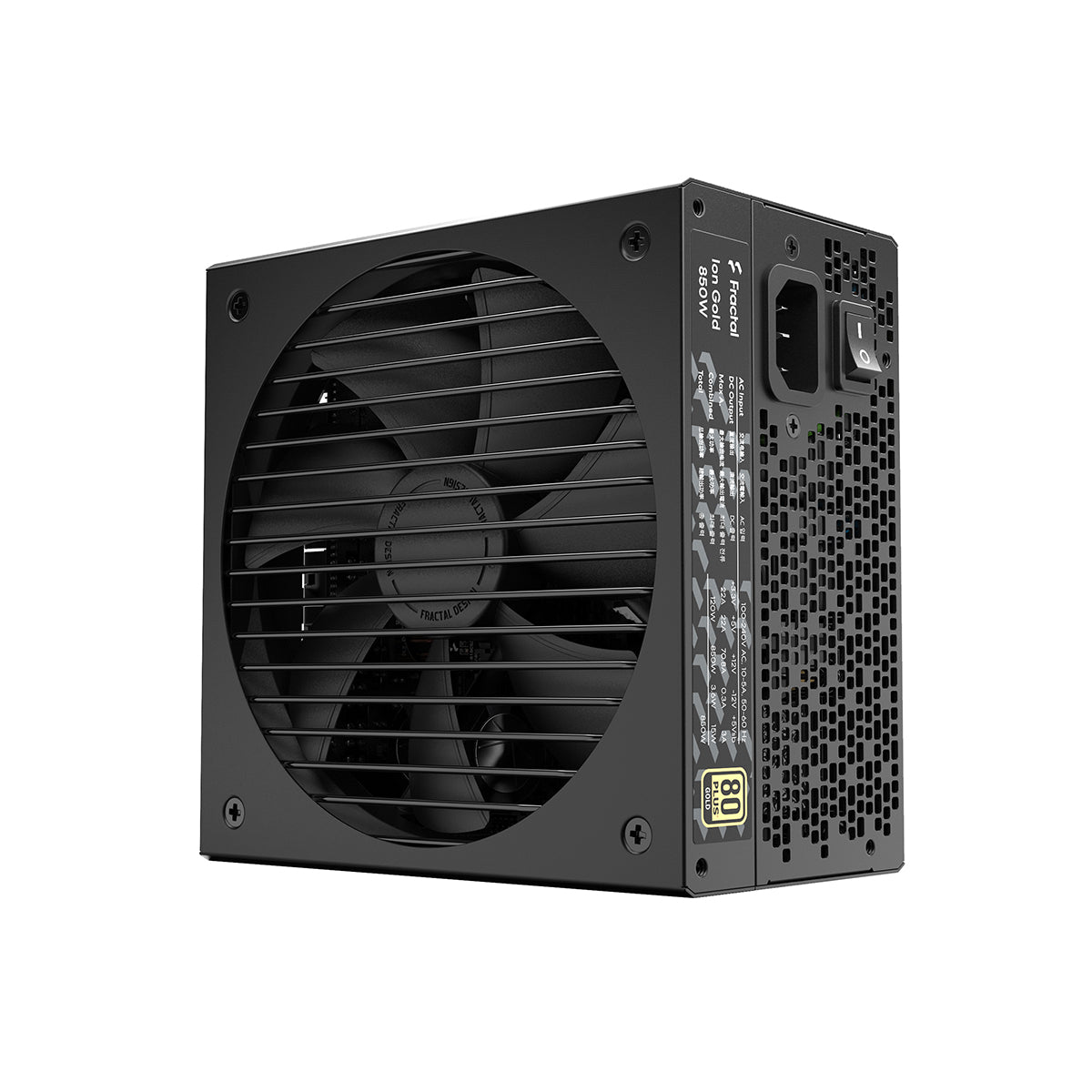 Fractal Design Ion Gold 850W 80Plus Gold Fully Modular ATX Power Supply