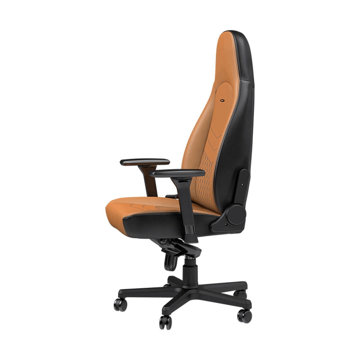 Noblechairs ICON Series Real Leather Gaming Chair - Cognac/Black