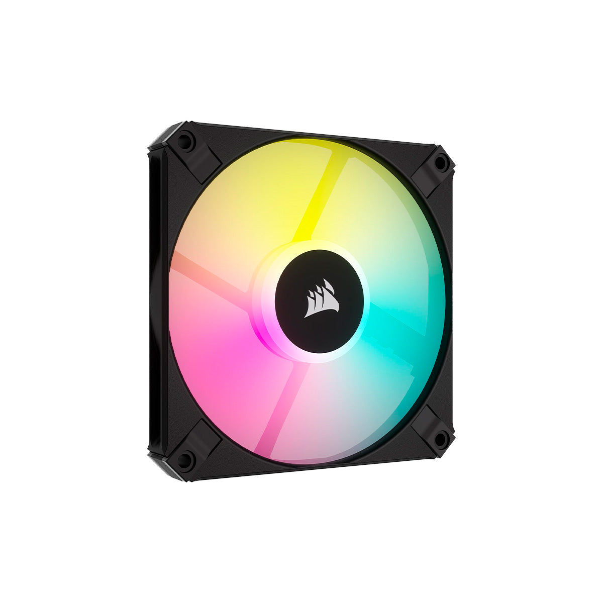 Corsair AF120 RGB SLIM 120mmx15mm Fluid Dynamic RGB Fan - Triple Pack with Lighting Node CORE