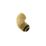 Bitspower Dual Rotary 90-Degree Extender Fitting - True Brass