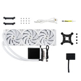 TRYX PANORAMA 360mm ARGB WHITE 6.67'' Curved AMOLED Screen AIO CPU Cooler