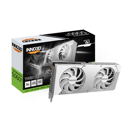 INNO3D GeForce RTX 5060 Ti TWIN X2 OC WHITE 8GB Graphics Card