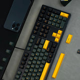 Akko 3108 V3 Black & Gold Full Size Mechanical Keyboard - Frost Pink Switch