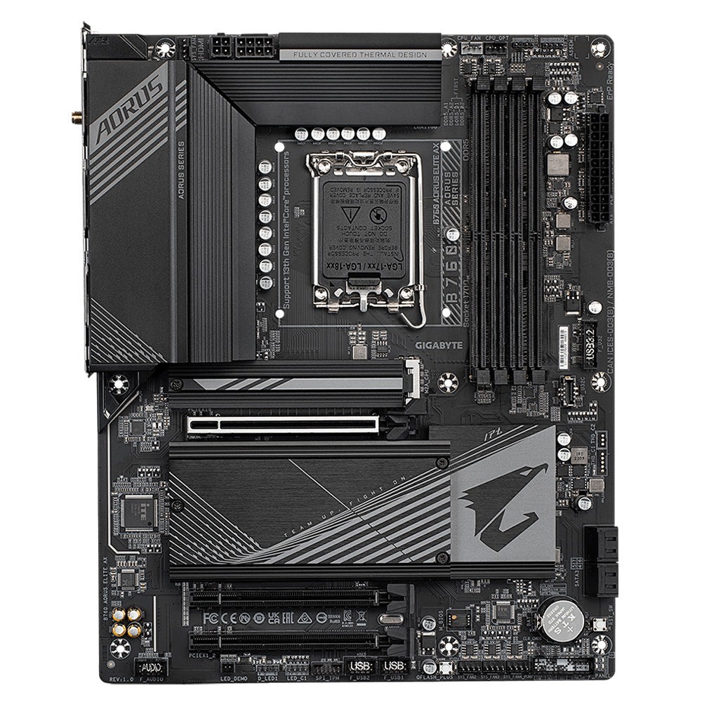 Gigabyte B760 AORUS ELITE AX  DDR5 Gaming Motherboard