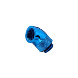 Bitspower Rotary 45-Degree Extender Fitting - Royal Blue