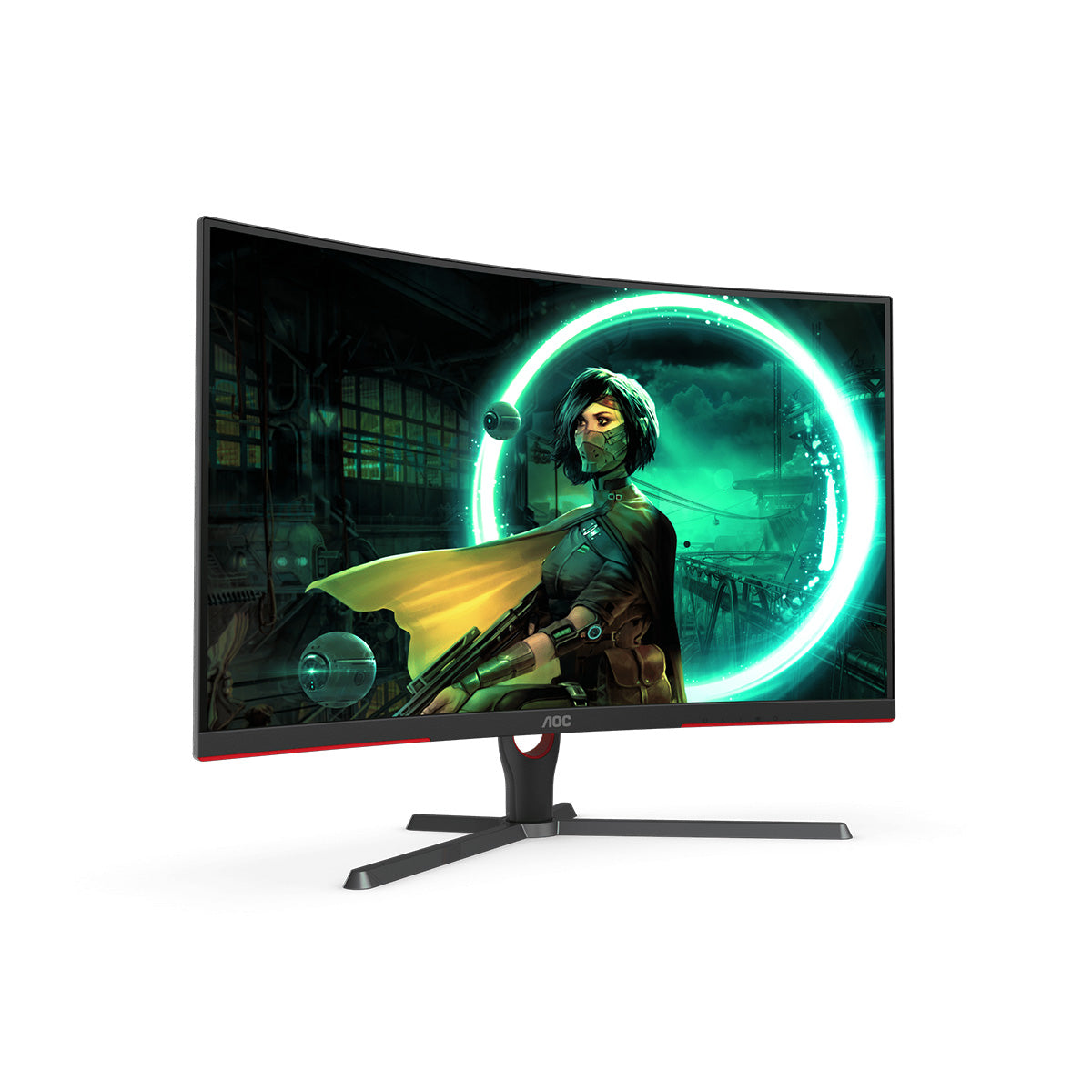 AOC CQ32G3SE 31.5" QHD 165Hz 1ms Curved  Gaming Monitor