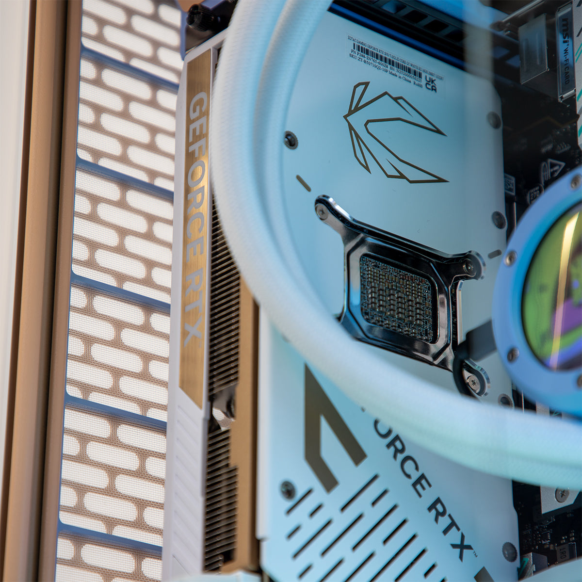 Pop RTX 5070 Ti Ryzen 7 7800X3D Gaming PC - PEACH