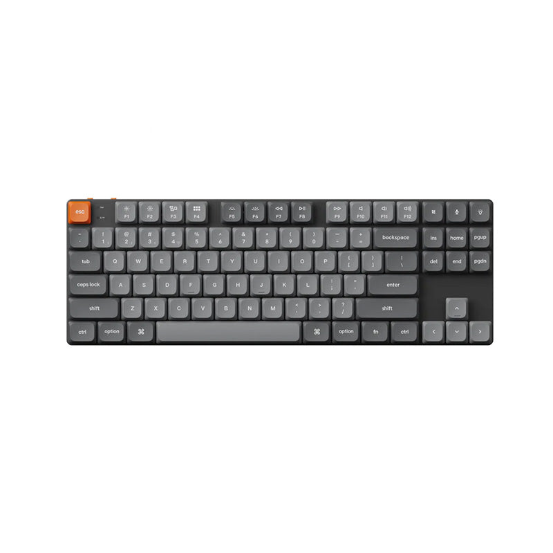 Keychron K1 Max TKL Ultra-Slim RGB Wireless Mechanical Keyboard - Low-Profile Brown Switch