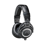 Audio Technica ATH-M50x Closed Circumaural Monitoring Headphones - Black