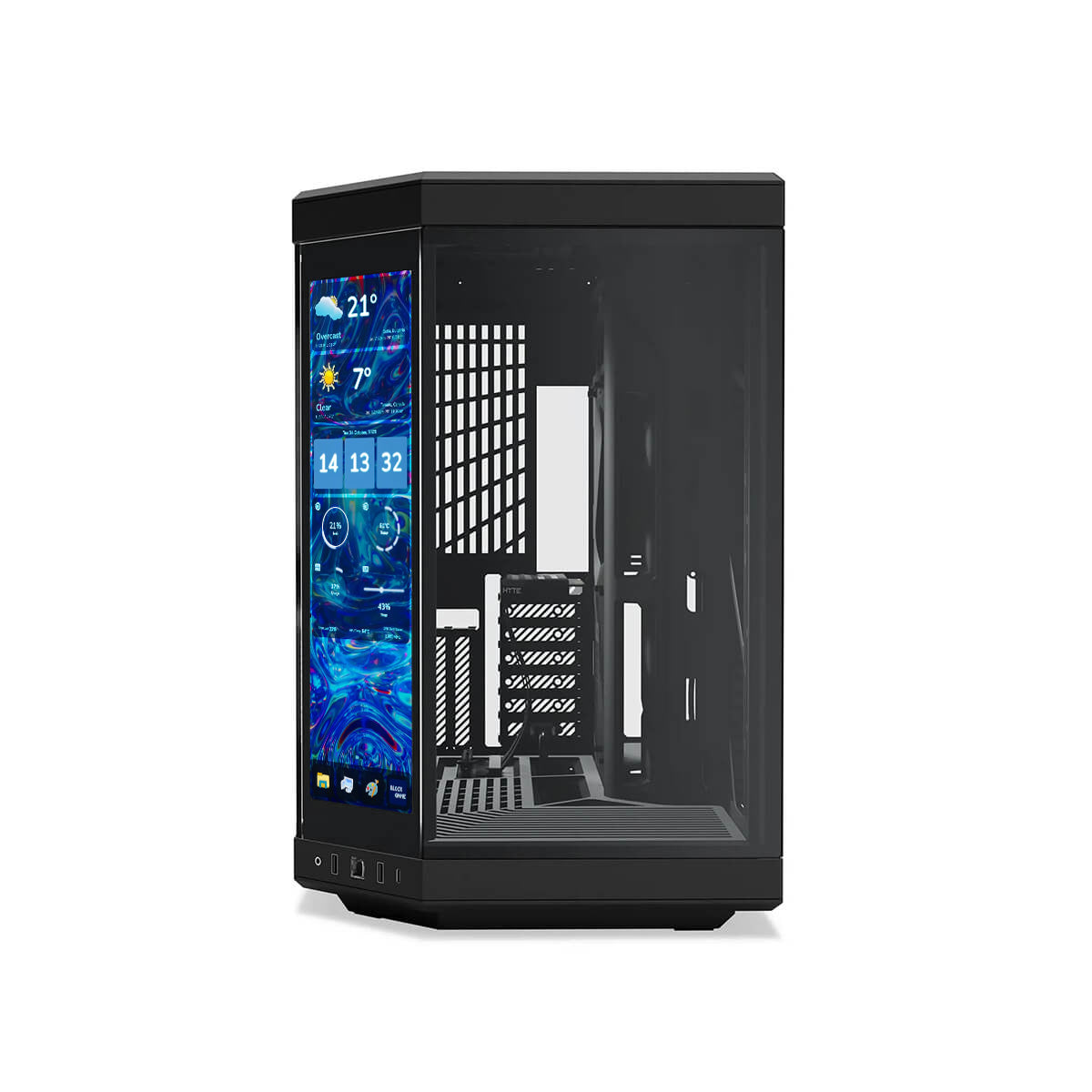 HYTE Y70 Touch Tempered Glass Full Tower Case Black