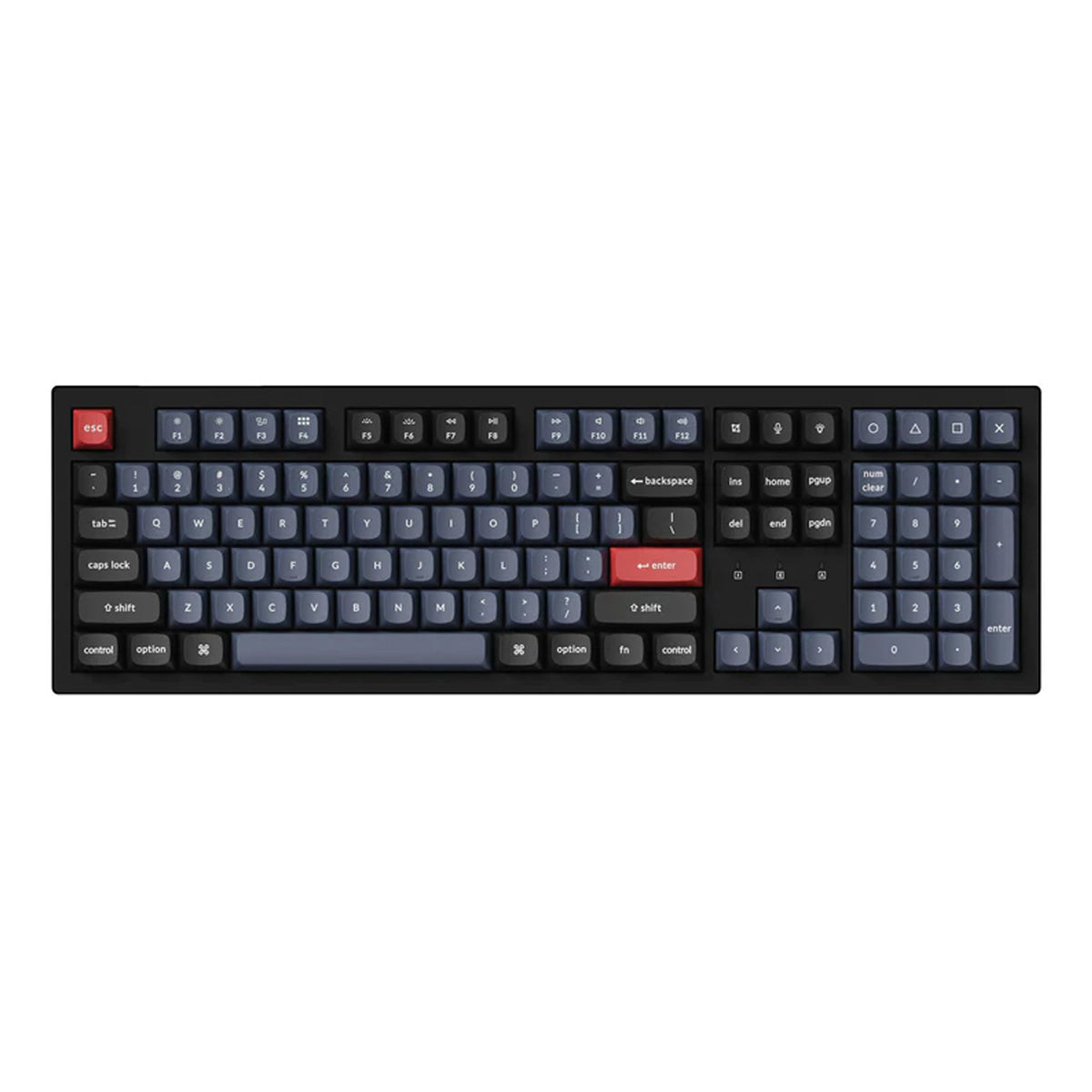 Keychron K10 Pro Hot-Swapable Wireless RGB Full-Size Mechanical Keyboard - Gateron Red Switch